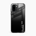 Customize Name Gradient Glass Case Cover Black For OnePlus 15R 5G