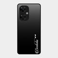 Customize Name Gradient Glass Case Cover Black For Oneplus Nord Ce 3 Lite 5G
