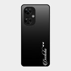 Customize Name Gradient Glass Case Cover Black For Oneplus Nord Ce 3 Lite 5G