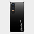 Customize Name Gradient Glass Case Cover Black For Oneplus Nord Ce 4 Lite 5G