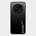 Customize Name Gradient Glass Case Cover Black For Oppo F29 Pro 5G