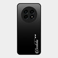 Customize Name Gradient Glass Case Cover Black For Realme 14 Pro Lite 5G
