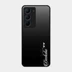 Customize Name Gradient Glass Case Cover Black For Realme Narzo 80X 5G