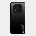Customize Name Gradient Glass Case Cover Black For Redmi Note 15 Pro Plus 5G