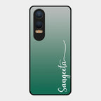 Customize Name Gradient Glass Case Cover Green For Oneplus Nord Ce 4 Lite 5G