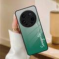 Customize Name Gradient Glass Case Cover Green For Redmi/Xiaomi - ShopOnCliQ