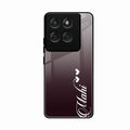 Customize Name Gradient Glass Case Cover Grey For Motorola Edge 60 Pro 5G
