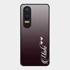 Customize Name Gradient Glass Case Cover Grey For Oneplus Nord Ce 4 Lite 5G