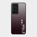 Customize Name Gradient Glass Case Cover Grey For Realme Narzo 80X 5G