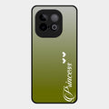 Customize Name Gradient Glass Case Cover Mint Green For Iqoo Neo 10 5G