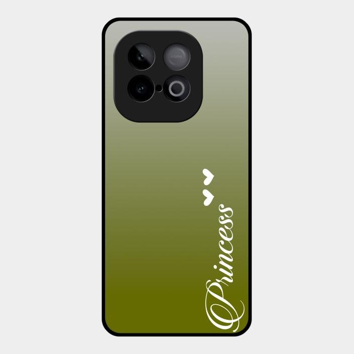 Customize Name Gradient Glass Case Cover Mint Green For Iqoo Neo 10 5G