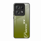 Customize Name Gradient Glass Case Cover Mint Green For Motorola Edge 50 Pro