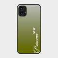 Customize Name Gradient Glass Case Cover Mint Green For Nothing Phone 1