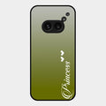 Customize Name Gradient Glass Case Cover Mint Green For Nothing Phone 2A 5G
