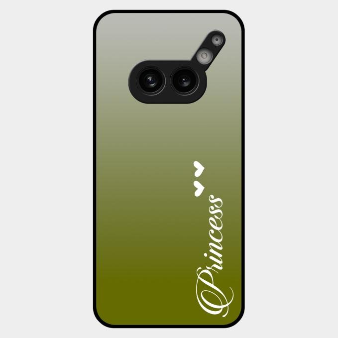 Customize Name Gradient Glass Case Cover Mint Green For Nothing Phone 2A Plus
