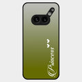 Customize Name Gradient Glass Case Cover Mint Green For Nothing Phone 2A Plus