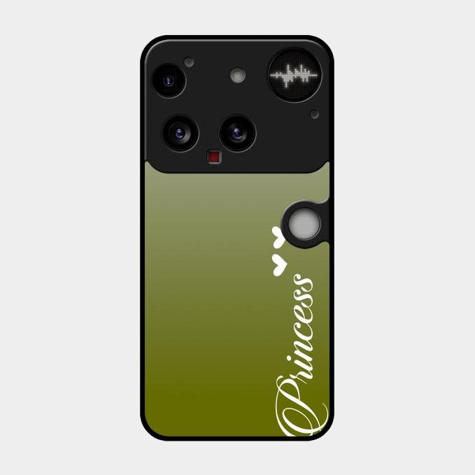 Customize Name Gradient Glass Case Cover Mint Green For Nothing Phone 3 5G