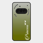 Customize Name Gradient Glass Case Cover Mint Green For Nothing Phone 3A 5G
