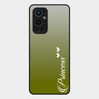 Customize Name Gradient Glass Case Cover Mint Green For Oneplus 9 Pro 5G