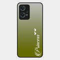 Customize Name Gradient Glass Case Cover Mint Green For Oneplus Nord Ce 2 Lite 5G