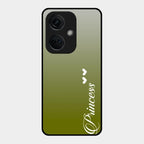 Customize Name Gradient Glass Case Cover Mint Green For Oneplus Nord Ce 3 5G