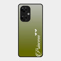 Customize Name Gradient Glass Case Cover Mint Green For Oneplus Nord Ce 3 Lite 5G