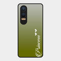 Customize Name Gradient Glass Case Cover Mint Green For Oneplus Nord Ce 4 Lite 5G
