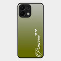 Customize Name Gradient Glass Case Cover Mint Green For Oppo K13 5G