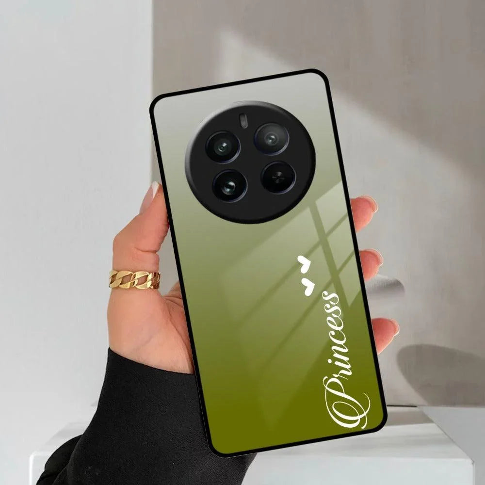 Customize Name Gradient Glass Case Cover Mint Green For Realme/Narzo - ShopOnCliQ