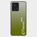 Customize Name Gradient Glass Case Cover Mint Green For Realme 9 Pro Plus 5G