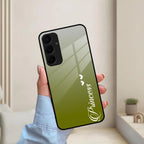 Customize Name Gradient Glass Case Cover Mint Green For Samsung - ShopOnCliQ