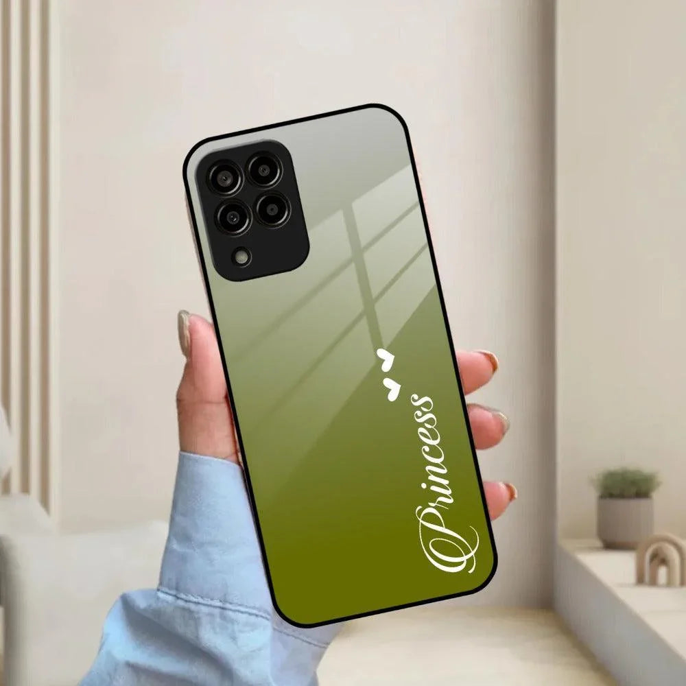 Customize Name Gradient Glass Case Cover Mint Green For Samsung - ShopOnCliQ