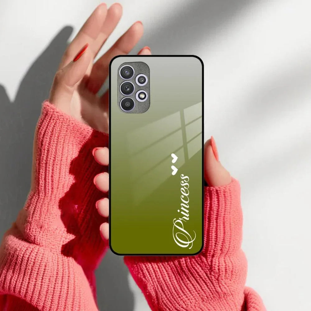 Customize Name Gradient Glass Case Cover Mint Green For Samsung - ShopOnCliQ