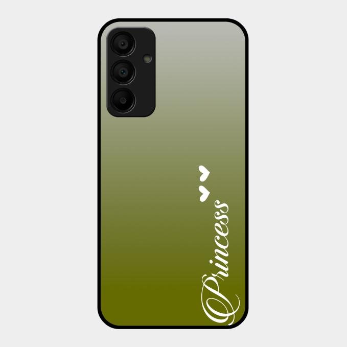 Customize Name Gradient Glass Case Cover Mint Green For Samsung Galaxy A15 5G