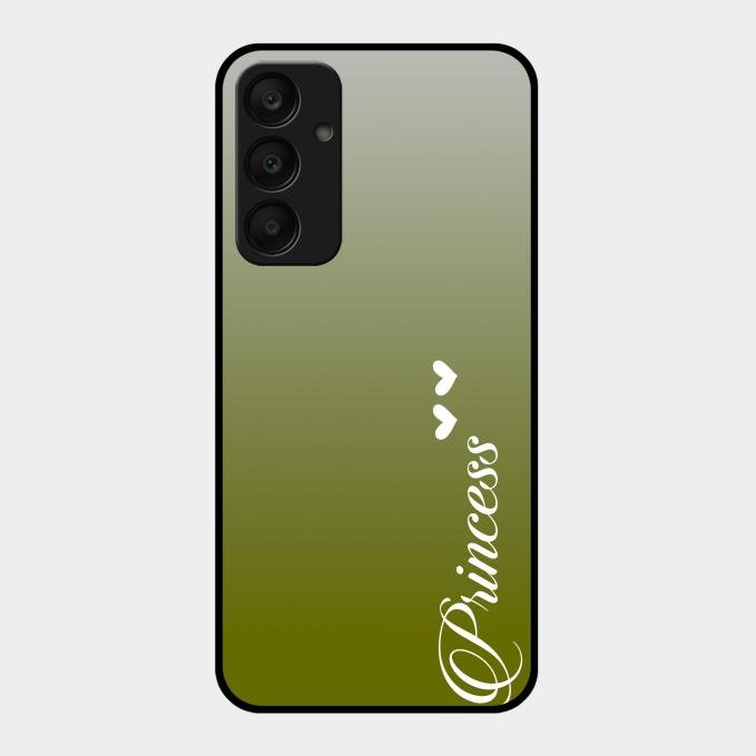 Customize Name Gradient Glass Case Cover Mint Green For Samsung Galaxy A25 5G