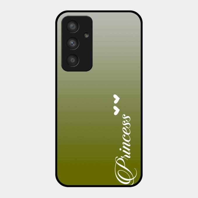 Customize Name Gradient Glass Case Cover Mint Green For Samsung Galaxy A54 5G