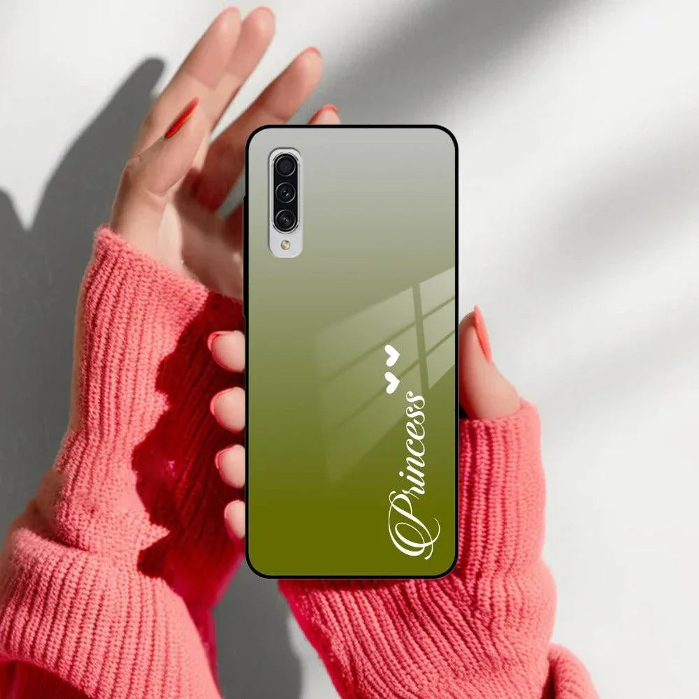 Customize Name Gradient Glass Case Cover Mint Green For Samsung - ShopOnCliQ