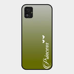 Customize Name Gradient Glass Case Cover Mint Green For Samsung Galaxy F14 5G