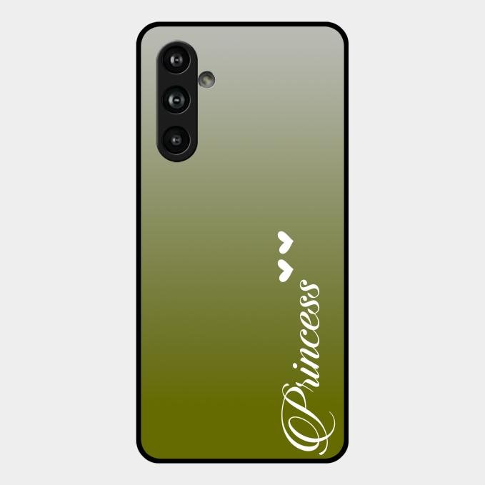 Customize Name Gradient Glass Case Cover Mint Green For Samsung Galaxy M54 5G