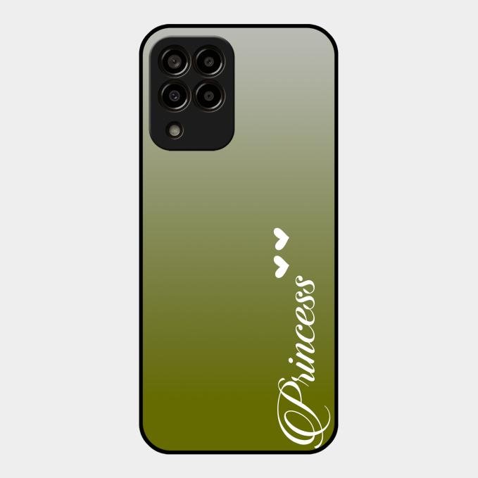 Customize Name Gradient Glass Case Cover Mint Green For Samsung Galaxy M33 5G