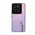 Customize Name Gradient Glass Case Cover Pink For Motorola Edge 60 Pro 5G