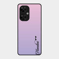 Customize Name Gradient Glass Case Cover Pink For Oneplus Nord Ce 3 Lite 5G