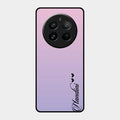 Customize Name Gradient Glass Case Cover Pink For Realme 12 Pro 5G
