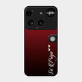Customize Name Gradient Glass Case Cover Red Wine For Nothing Phone 3 5G