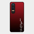 Customize Name Gradient Glass Case Cover Red Wine For Oneplus Nord Ce 4 Lite 5G