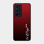 Customize Name Gradient Glass Case Cover Red Wine For Realme Narzo 80X 5G