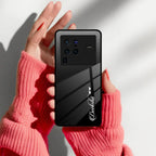 Customize Name Gradient Glass Case Cover Black For Vivo - ShopOnCliQ