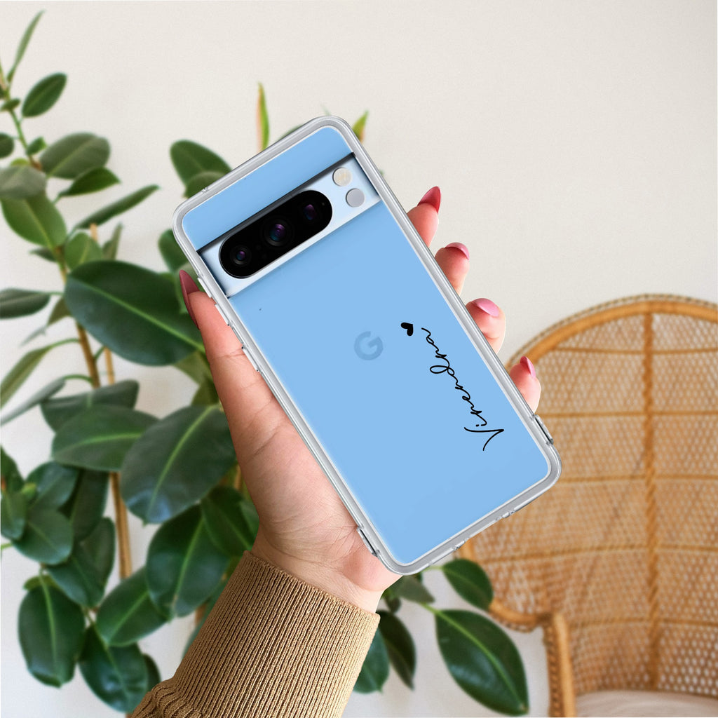 Customize Name Anti Yellow Case For Google Pixel 8 Pro 5G