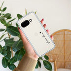 Customize Name Transparent Silicon Case For Google Pixel 10a 5G
