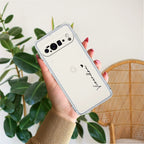 Customize Name Transparent Silicon Case For Google Pixel 10a 5G